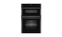 NEFF U1ACE2HG0B 59.4cm Built In Electric Double Oven - Black with Graphite Trim 