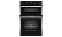NEFF U1ACI5HN0B Built In Double Oven - Stainless Steel - A/B Rated. 