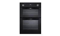 NewWorld NW901DOPBLK 90cm Electric Double Oven Black with Programmer