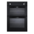 NewWorld NW901GBLK Gas Twin Cavity Oven Black