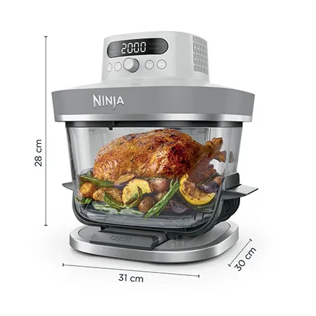 Ninja AS090UKWH CRISPi PRO 5-in-1 Glass Air Fryer - White