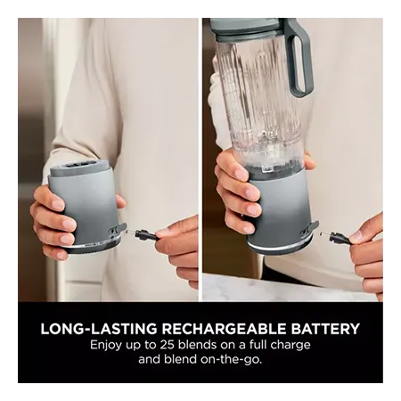 Ninja BC251UKSL  Blast Max Portable Blender - Silver
