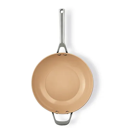 Ninja CW90928UK ExtendedLife Ceramic 28cm Wok - Apricot