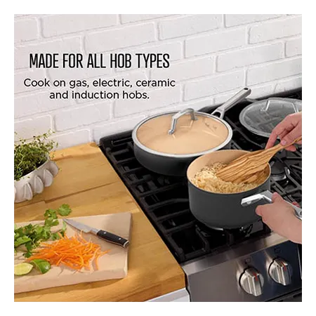 Ninja CW90928UK ExtendedLife Ceramic 28cm Wok - Apricot