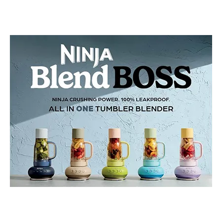 Ninja DB351UKBL BlendBoss Tumbler Blender - Blue Raspberry