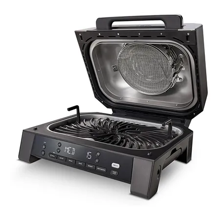 Ninja DG551UK Electric Air-Grill & Fryer - Black/Stainless Steel