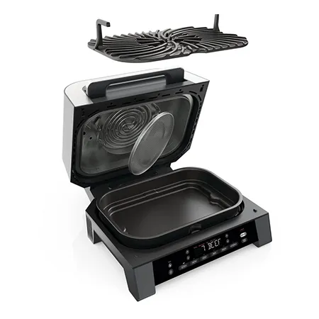 Ninja DG551UK Electric Air-Grill & Fryer - Black/Stainless Steel