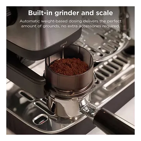 Ninja ES301UK Luxe CafÃ© MINI Espresso Machine - Black/ Silver