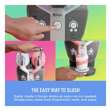Ninja FS701UKBL SLUSHi Twist Frozen Drink Maker - Blue