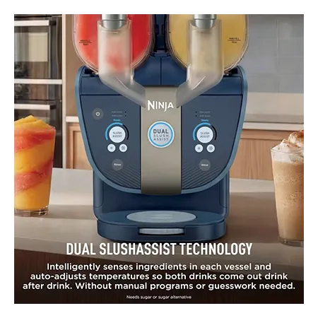 Ninja FS701UKBL SLUSHi Twist Frozen Drink Maker - Blue