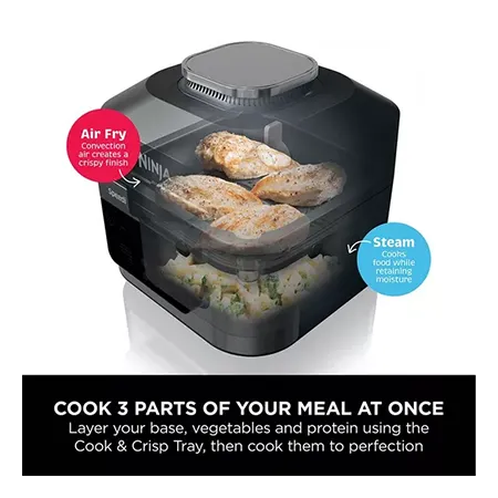Ninja ON500UK Speedi 12-in-1 Air Fryer & Slow Cooker - Black