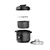 Ninja PC201UK HyperHeat 9-in-1 Pressure & Rice Cooker - Grey/Black