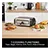 Ninja ST200UK Slice Toaster - Grill and Panini Press - Black