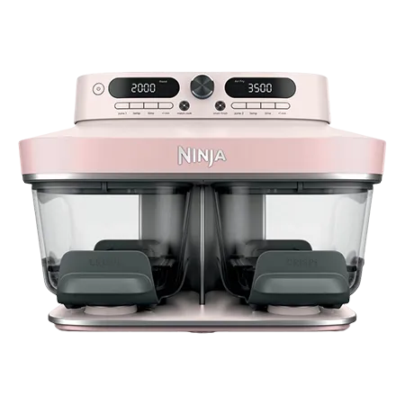 Ninja DD102UKPK1 8-in-1 Function Glass Air Fryer - Rose Quartz