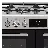 NordMende CSG100IX 100cm Dual Fuel Twin Cavity Range Cooker Stainless Steel