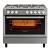 NordMende CSG92IX 90cm Dual Fuel Range Cooker Stainless Steel 13 Amp connection