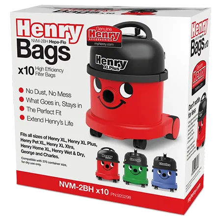Numatic 920298 XL HepaFlo Bags - White