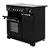 RANGEmaster KCH90ECBLCBK 90cm Electric Range Cooker with Ceramic Hob