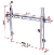RD OSB1 Universal Fixed Wall Mount for Medium Flat Screens 24" to 32"