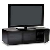RGB MIRAGE8227-2 Mirage AV Cabinet Stand for Flat Screen TVs up to 60"
