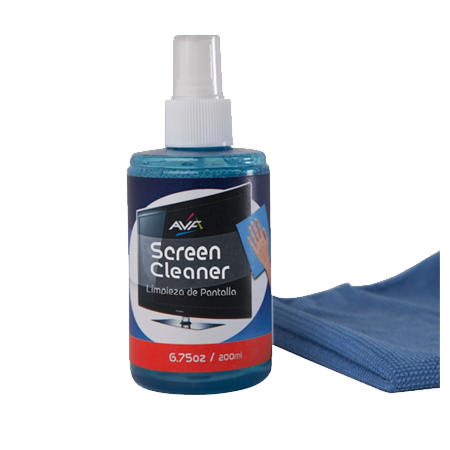 RGB LASC200, 200ml Screen Cleaner & Microfibre Cleaning Cloth