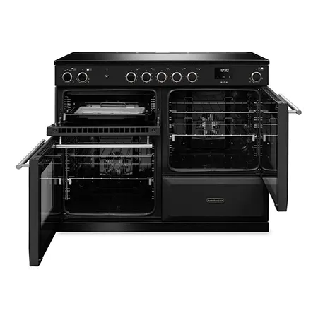 Rangemaster AURA90DFP19276 (90cm  Gas Dual Fuel Range Cooker - Charcoal Black