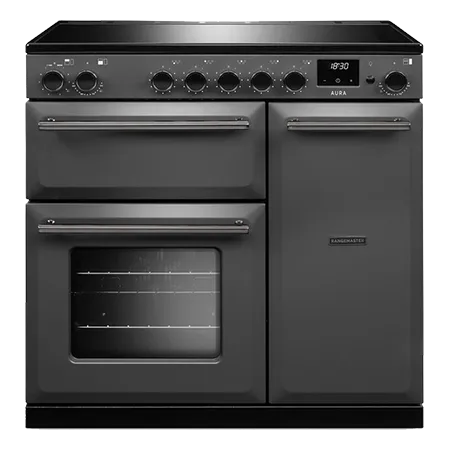Rangemaster AURA90EIP19285 Aura 90cm Induction Slate (Paint) - Onyx