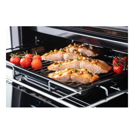 Rangemaster CLA60NGFBLC Classic Gas Cooker with Double Oven Black