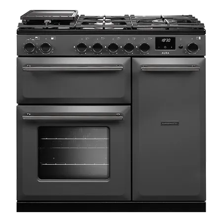 Rangemaster AURA90DFP19277 Aura 90cm Dual Fuel Slate (Paint) - Onyx