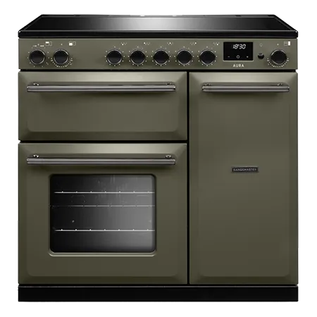 Rangemaster AURA90EIP19289 Aura 90cm Induction Slate (Paint) - Onyx