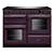 Rangemaster AURO110EI19322 Aura 110cm Induction Range Cooker - Plum