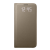 SAMSUNG EFNG935PFEGWW Samsung LED Flip Cover for Galaxy S7 edge (Gold) Smart Phone Cover