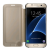SAMSUNG EFZG935CFEGWW Samsung Clear View Cover for Galaxy S7 edge (Gold) Smart Phone Cover