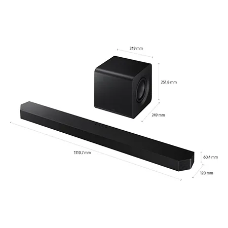 SAMSUNG HWQ800H 5.1.2ch Q-Series Soundbar with Subwoofer - Black