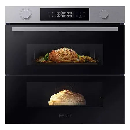 SAMSUNG NV7B45305AKU4 59.5cm Built In Electric Single Oven - Black Glass