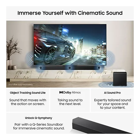 SAMSUNG QE100QN80H 100" Neo QLED Vision AI Smart TV