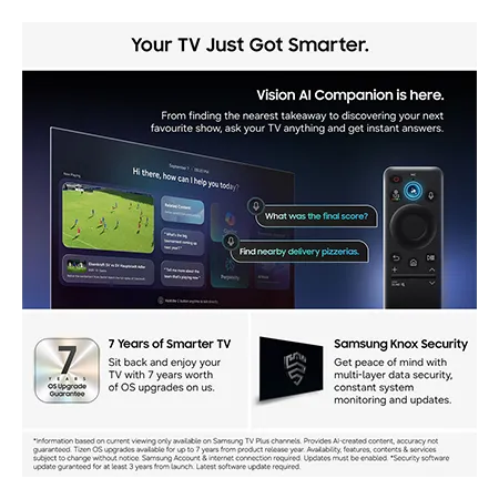 SAMSUNG QE100QN80H 100" Neo QLED Vision AI Smart TV