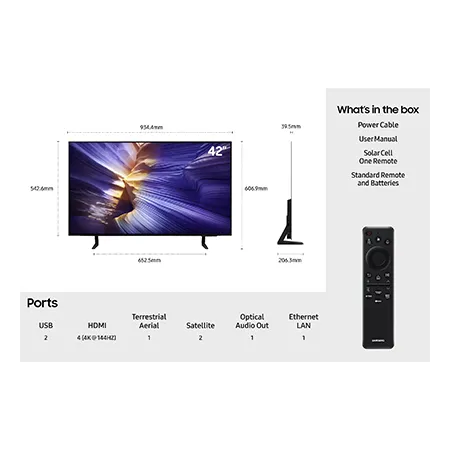 SAMSUNG QE42S93F 42" 4K OLED Smart TV