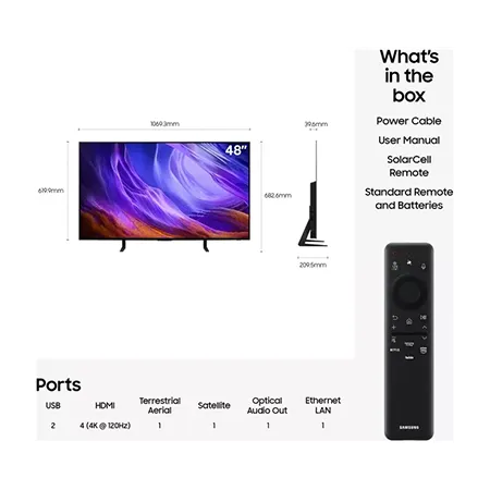 SAMSUNG QE48S85H 48" OLED Vision AI Smart TV