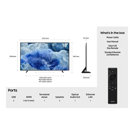 SAMSUNG QE55Q8FA 55" 4K QLED Smart TV