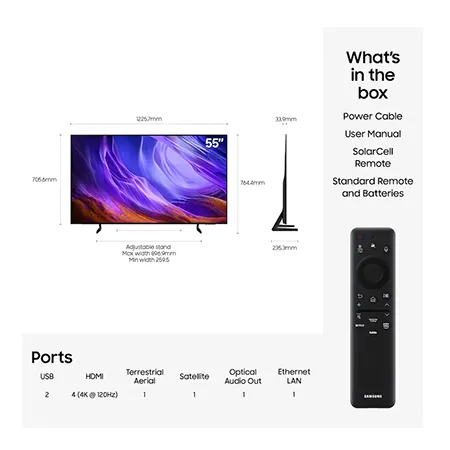 SAMSUNG QE55S85H 55" OLED Vision AI Smart TV