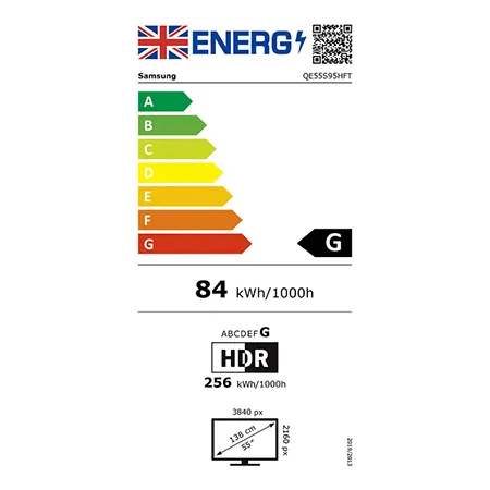 SAMSUNG QE55S95H 55" OLED Glare Free Vision AI Smart TV