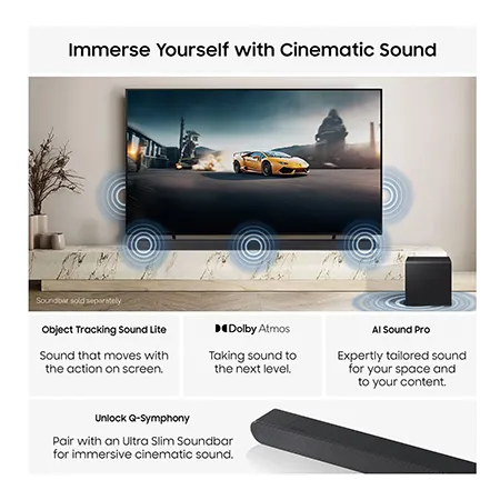 SAMSUNG QE77S85H 77" OLED Vision AI Smart TV