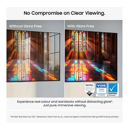 SAMSUNG QE77S90H 77" OLED Glare Free Vision AI Smart TV