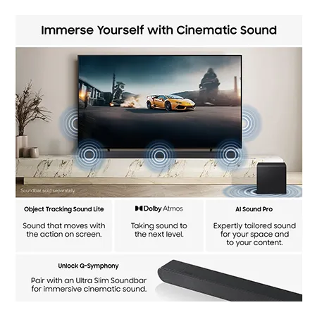 SAMSUNG QE83S85H 83" OLED Vision AI Smart TV