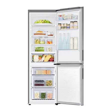 SAMSUNG RB33B610ESAEU 59.5cm 60/40 Frost Free Fridge Freezer - Silver