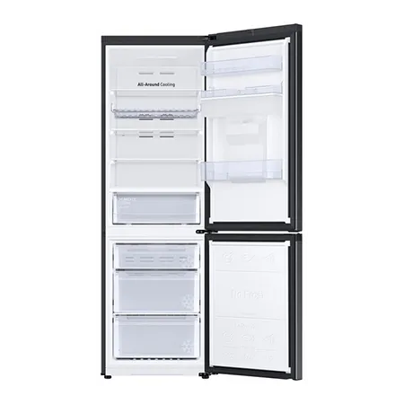 SAMSUNG RB34C632EBNEU 59.5cm 60/40 Frost Free Fridge Freezer - Black