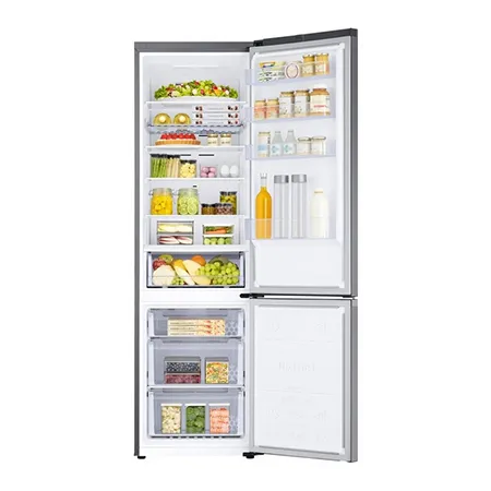 SAMSUNG RB38C602CS9EU 59.5cm 60/40 Frost Free Fridge Freezer - Matte Stainless