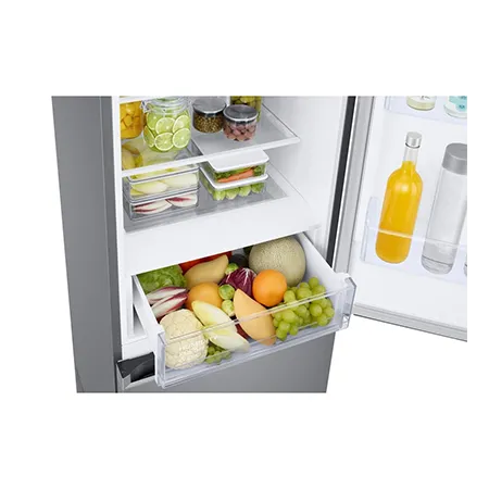 SAMSUNG RB38C602CS9EU 59.5cm 60/40 Frost Free Fridge Freezer - Matte Stainless