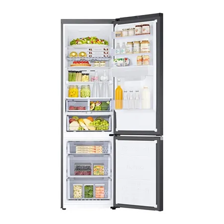 SAMSUNG RB38C636DB1EU 59.5cm 70/30 Frost Free Fridge Freezer - Black